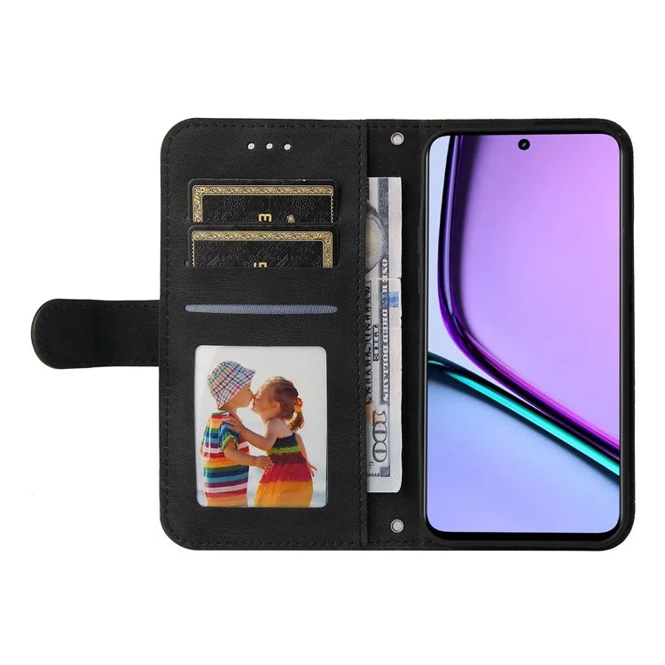 For Realme C67 5G / 11 5G (Taiwan / India) / 11 5G (Global) Magnetic Phone Case PU Leather Skin-Touch Cover