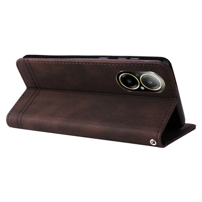 For Realme C67 4G Cell Phone Case Wallet Skin-Touch Feeling Cover