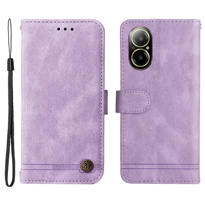 For Realme C67 4G Cell Phone Case Wallet Skin-Touch Feeling Cover