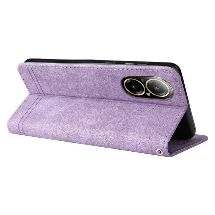 For Realme C67 4G Cell Phone Case Wallet Skin-Touch Feeling Cover