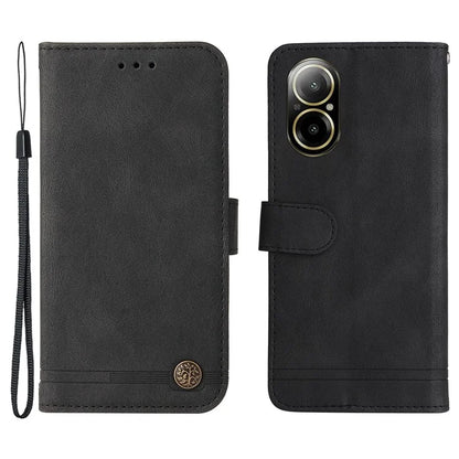 For Realme C67 4G Cell Phone Case Wallet Skin-Touch Feeling Cover