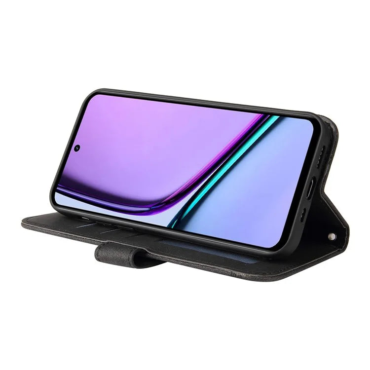 For Realme C67 4G Cell Phone Case Wallet Skin-Touch Feeling Cover