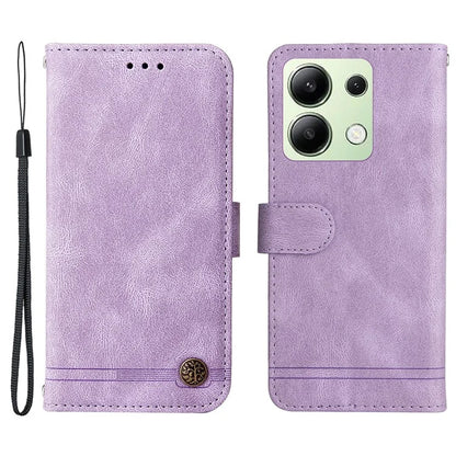 For Xiaomi Redmi Note 13 4G Skin-Feel Leather Case Wallet Stand Phone Cover