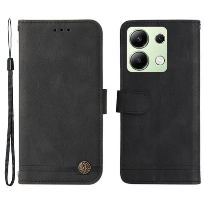 For Xiaomi Redmi Note 13 4G Skin-Feel Leather Case Wallet Stand Phone Cover