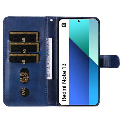 For Xiaomi Redmi Note 13 4G Wallet Case Zipper Pocket PU Leather Phone Cover