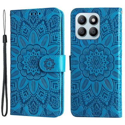 For Honor X8b 4G Wallet Case Imprinted PU Leather Phone Cover