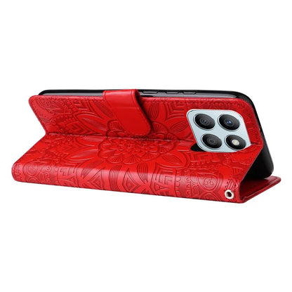 For Honor X8b 4G Wallet Case Imprinted PU Leather Phone Cover