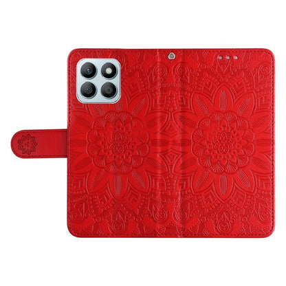 For Honor X8b 4G Wallet Case Imprinted PU Leather Phone Cover