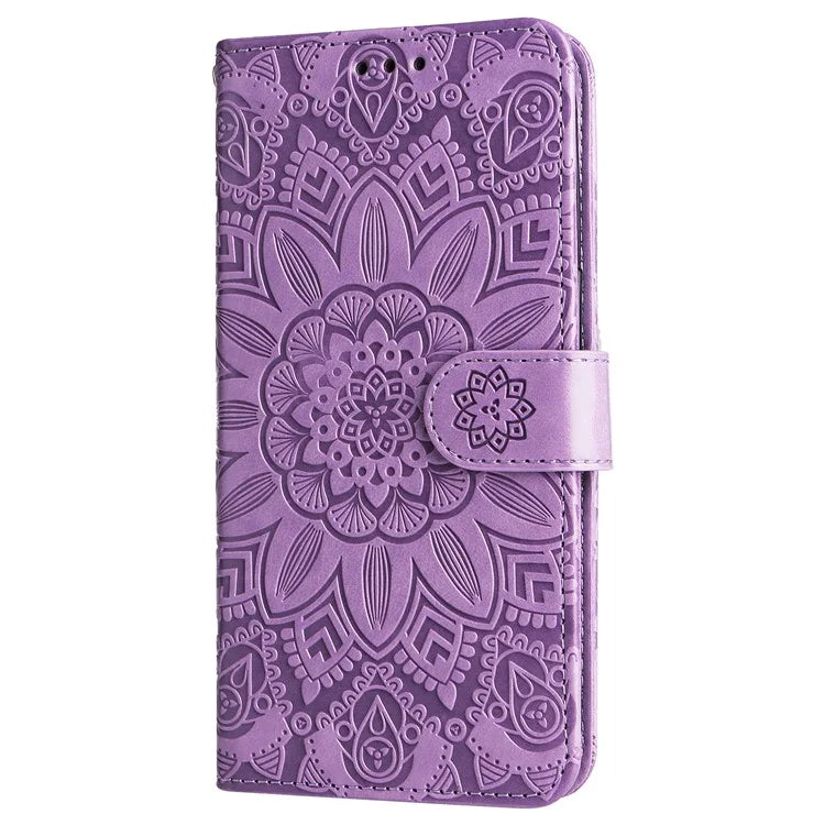 For Honor X8b 4G Wallet Case Imprinted PU Leather Phone Cover