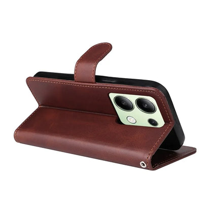 For Xiaomi Redmi Note 13 4G Case PU Leather Cover with Wallet Card Slots