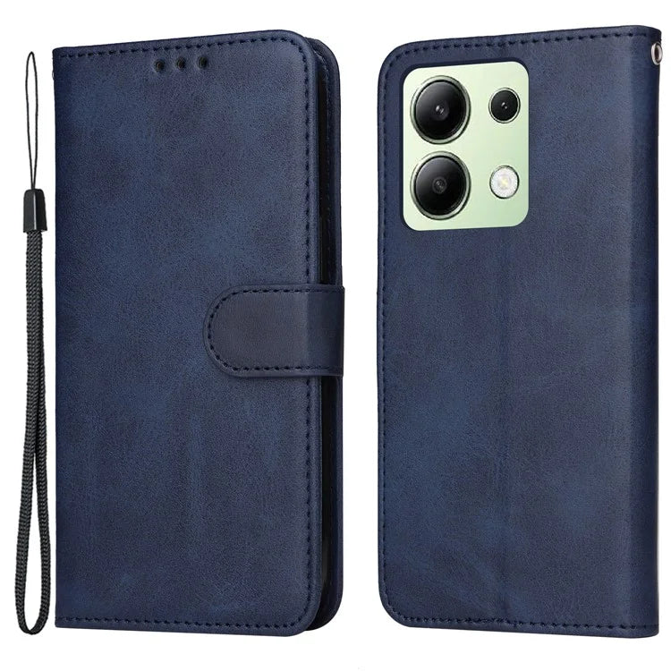 For Xiaomi Redmi Note 13 4G Case PU Leather Cover with Wallet Card Slots
