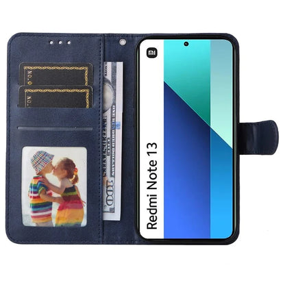 For Xiaomi Redmi Note 13 4G Case PU Leather Cover with Wallet Card Slots