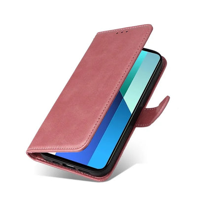 For Xiaomi Redmi Note 13 4G Case PU Leather Cover with Wallet Card Slots