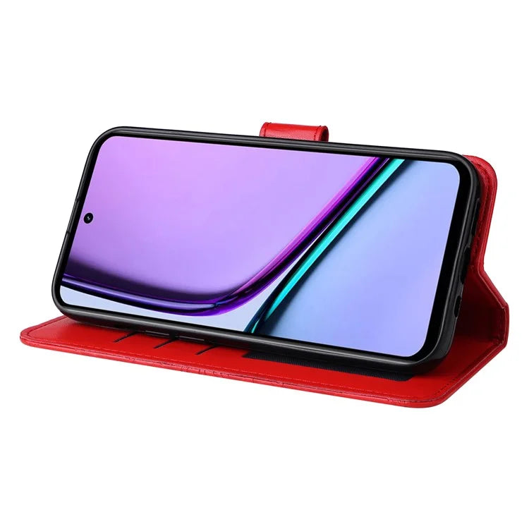 For Realme C67 4G Cell Phone Case Imprinted PU Leather Stand Cover