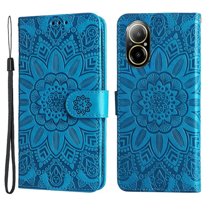 For Realme C67 4G Cell Phone Case Imprinted PU Leather Stand Cover