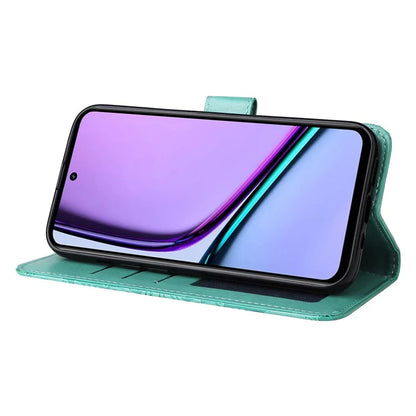 For Realme C67 4G Cell Phone Case Imprinted PU Leather Stand Cover