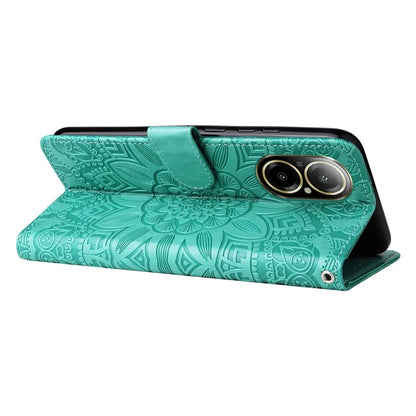 For Realme C67 4G Cell Phone Case Imprinted PU Leather Stand Cover