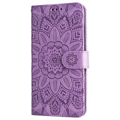 For Xiaomi Redmi Note 13 4G Case Wallet Imprinted Phone Cover with Hand Strap
