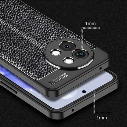 For vivo S18e 5G Soft TPU Case Litchi Texture Protective Phone Cover