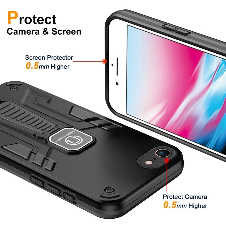 For iPhone 7 / 8 / SE (2020) / SE (2022) Phone Case Protective Cover with Back Kickstand