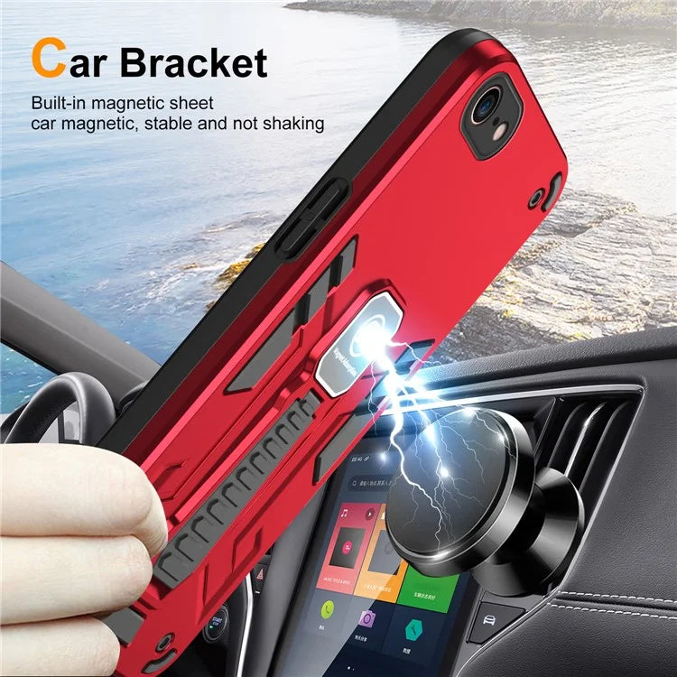 For iPhone 7 / 8 / SE (2020) / SE (2022) Phone Case Protective Cover with Back Kickstand