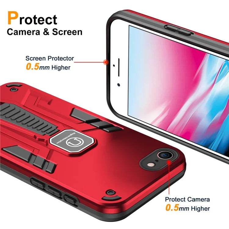 For iPhone 7 / 8 / SE (2020) / SE (2022) Phone Case Protective Cover with Back Kickstand