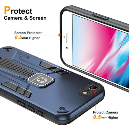 For iPhone 7 / 8 / SE (2020) / SE (2022) Phone Case Protective Cover with Back Kickstand