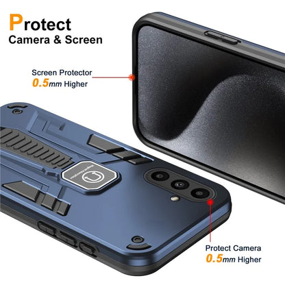 For Samsung Galaxy A14 4G / 5G Phone Case PC + TPU Kickstand Cover Work with Magnetic Car Mount