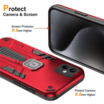 For Samsung Galaxy A05 4G Cell Phone Case Kickstand PC + TPU Cover