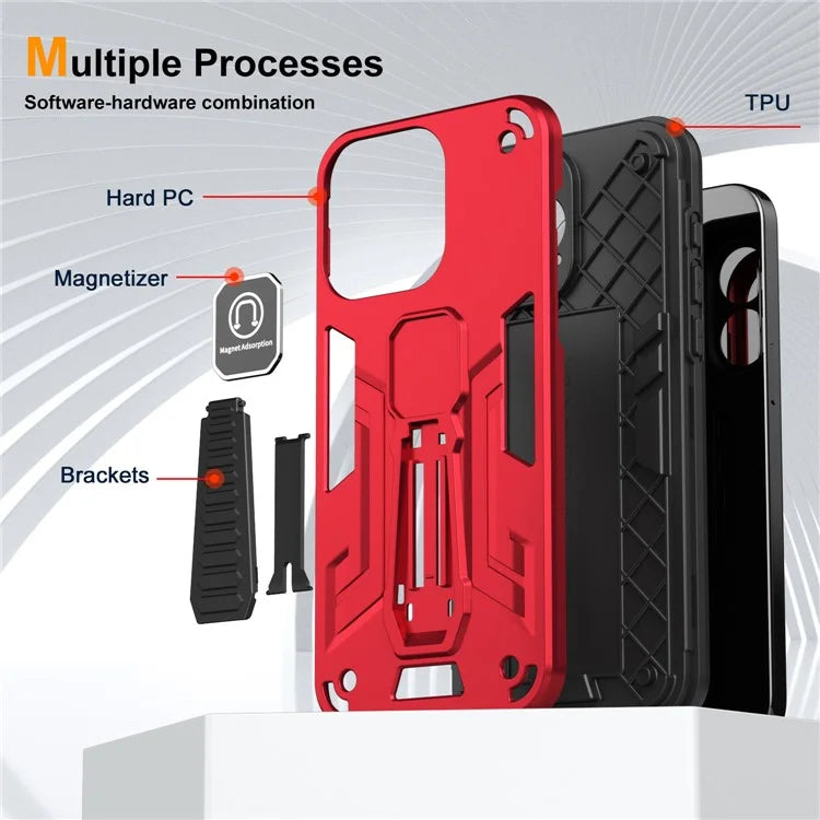 For Samsung Galaxy A05 4G Cell Phone Case Kickstand PC + TPU Cover