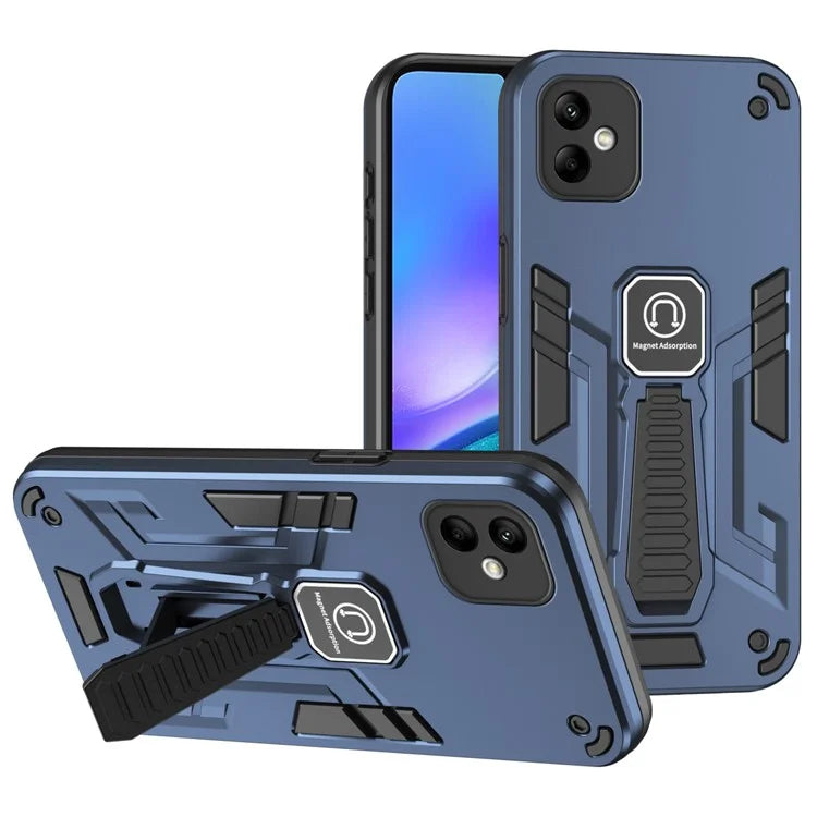 For Samsung Galaxy A05 4G Cell Phone Case Kickstand PC + TPU Cover