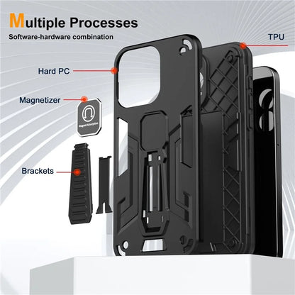 For Samsung Galaxy A05s 4G Kickstand Case Hybrid Hard PC Soft TPU Phone Shell