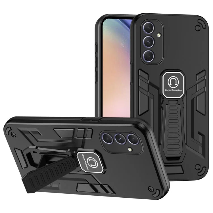For Samsung Galaxy A54 5G Case Slim-Fit Hard PC Soft TPU Protective Cover with Kickstand