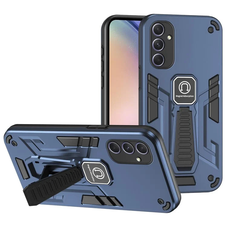 For Samsung Galaxy A54 5G Case Slim-Fit Hard PC Soft TPU Protective Cover with Kickstand