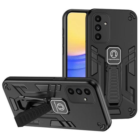 For Samsung Galaxy A15 5G Phone Cover Kickstand Slim-Fit Case Work with Magnetic Car Mount