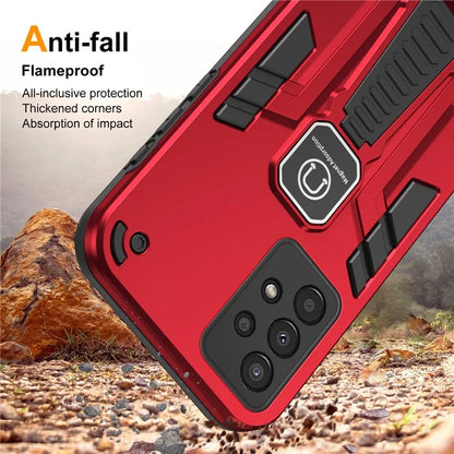 For Samsung Galaxy A13 4G Case Hard PC Soft TPU Rugged Cover with Built-in Kickstand