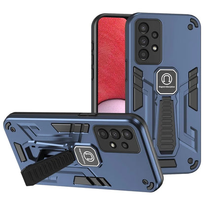 For Samsung Galaxy A13 4G Case Hard PC Soft TPU Rugged Cover with Built-in Kickstand