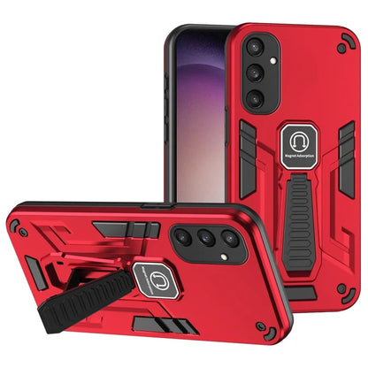 For Samsung Galaxy S24+ Case Anti-scratch PC + TPU Phone Back Shell with Kickstand