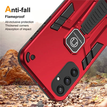 For Samsung Galaxy S24+ Case Anti-scratch PC + TPU Phone Back Shell with Kickstand
