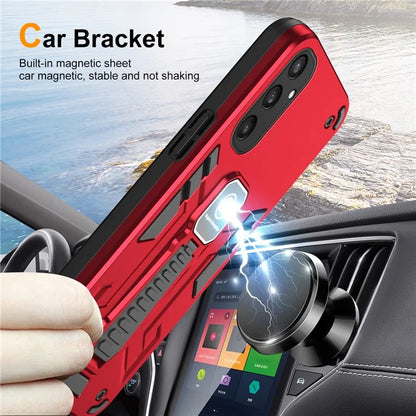 For Samsung Galaxy S24+ Case Anti-scratch PC + TPU Phone Back Shell with Kickstand