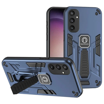 For Samsung Galaxy S24+ Case Anti-scratch PC + TPU Phone Back Shell with Kickstand