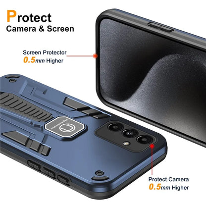 For Samsung Galaxy A13 5G / A04s 4G (164.7 x 76.7 x 9.1 mm) / M13 5G Phone Case Kickstand Cover