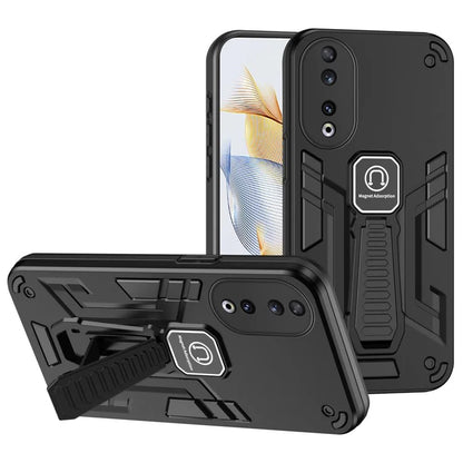 For Honor 90 Case Kickstand Drop-resistant Phone Back Protector