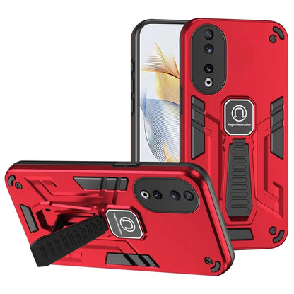 For Honor 90 Case Kickstand Drop-resistant Phone Back Protector