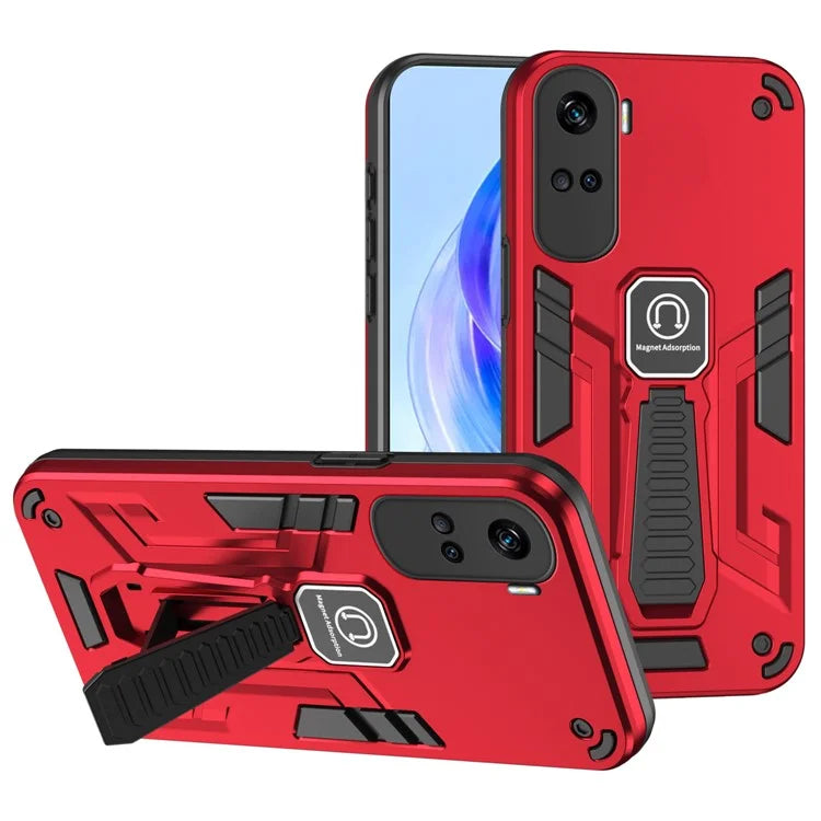 For Honor 90 Lite 5G Armor Phone Case Hard PC Soft TPU Dual-Layer Protective Cover