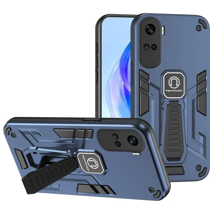For Honor 90 Lite 5G Armor Phone Case Hard PC Soft TPU Dual-Layer Protective Cover