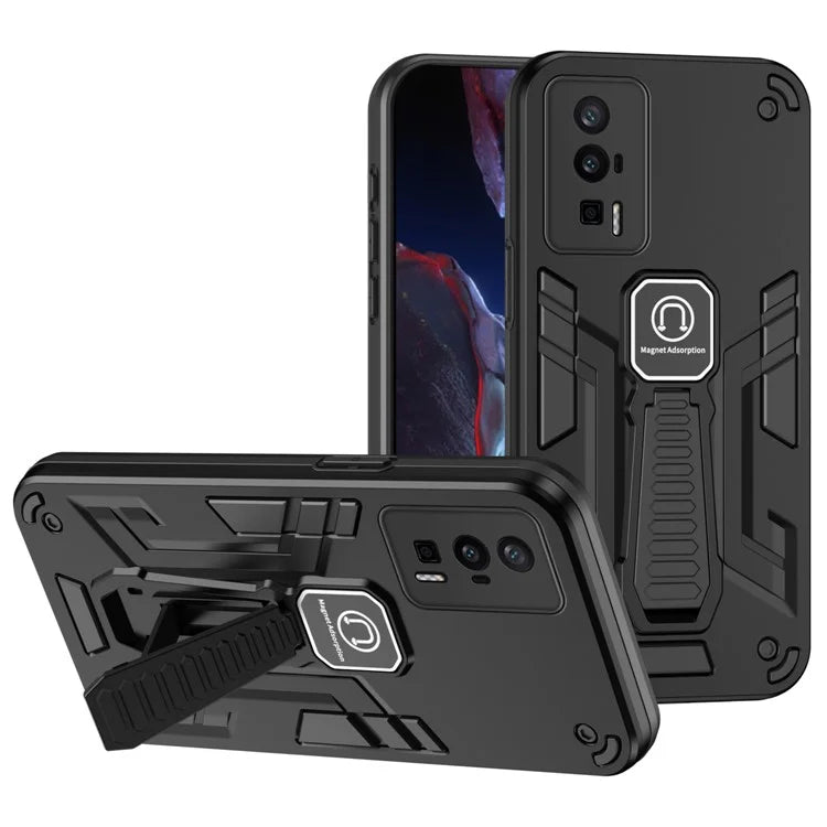 For Xiaomi Redmi K60 5G / K60 Pro 5G / Poco F5 Pro 5G Phone Case Invisible Kickstand Cover