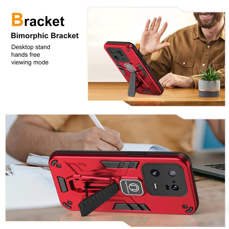 For Xiaomi 13 Pro 5G Phone Case Anti Scratch PC+TPU Kickstand Cover