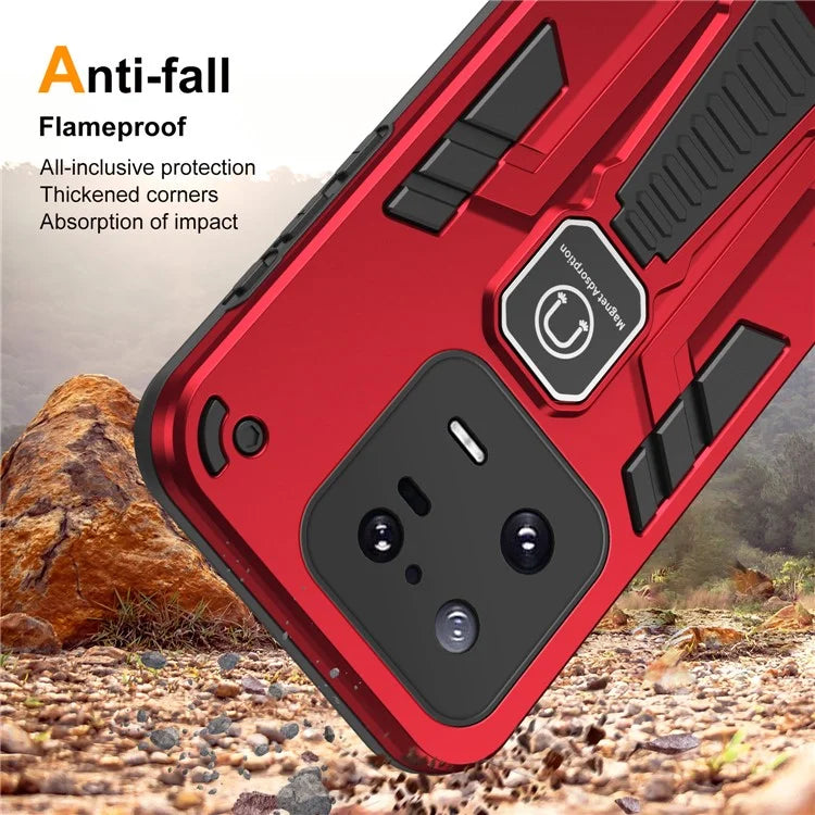 For Xiaomi 13 Pro 5G Phone Case Anti Scratch PC+TPU Kickstand Cover