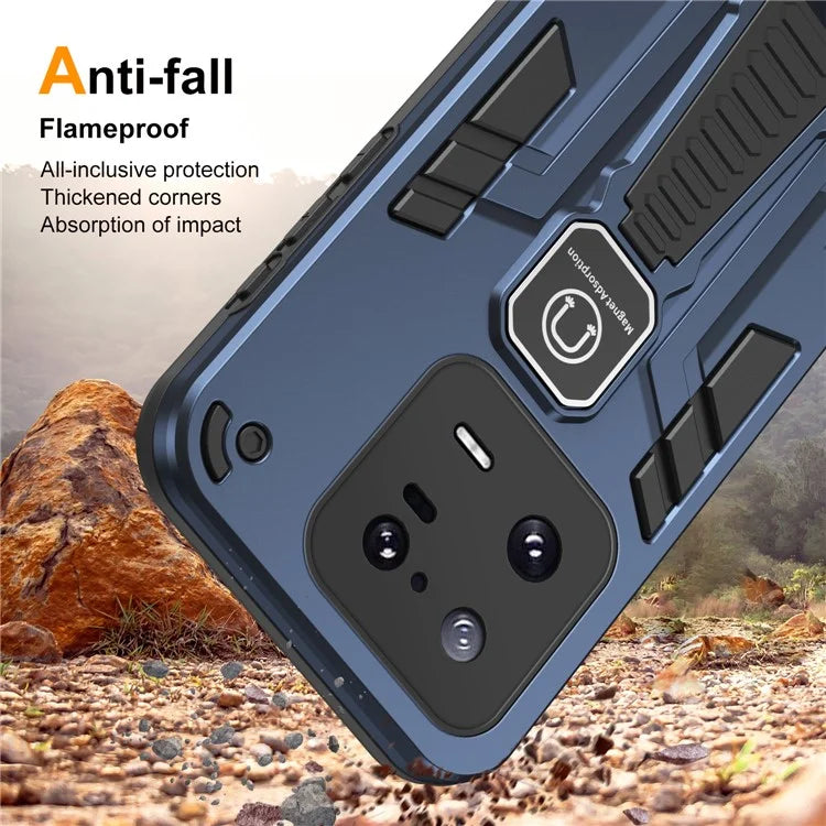 For Xiaomi 13 Pro 5G Phone Case Anti Scratch PC+TPU Kickstand Cover